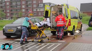 Fietsster gewond na botsing met auto | Randweg-West in Bergschenhoek