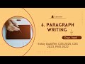 6  Paragraph Writing by Engr. Asad
