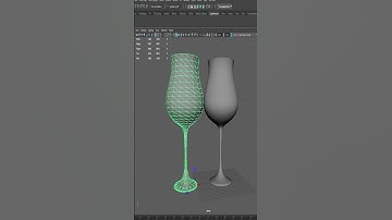 Fast Glass and bottle Modelling Maya
