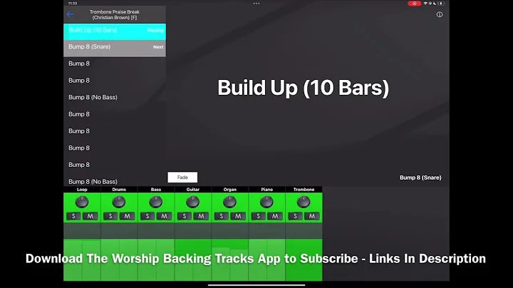 Trombone Praise Break (Christian Brown) Worship Backing Tracks App Preview