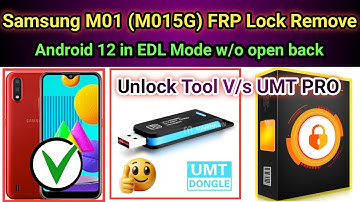 Samsung M01 frp bypass android 12 by UMT Pro in EDL Mode | 2025