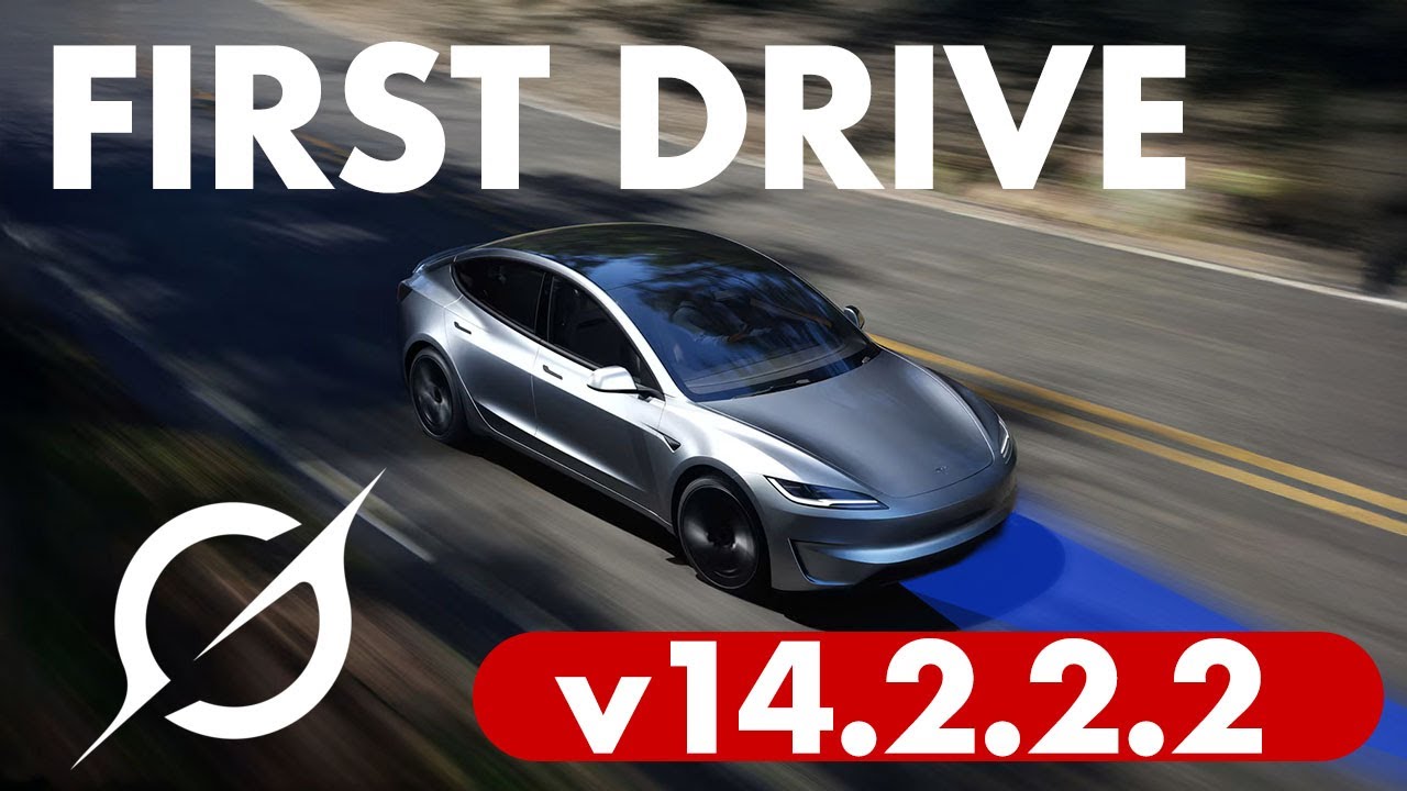 TESLA FSD v14.2.2.2 наконец-то вышла! Первый тест-драйв и тестирование Grok AI.
