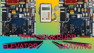 Thyssenkrupp elevator safety circuit diagram/Thyssenkrup लिफ्ट सुरक्षा सर्किट आरेखl