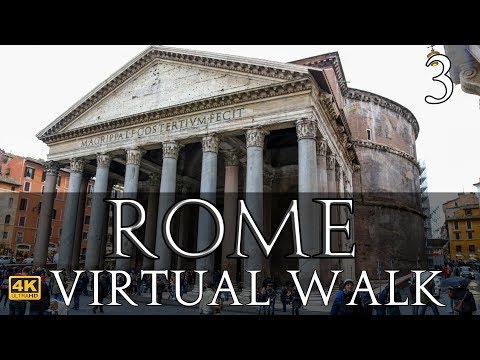 Rome Walking Tour Part 3: Trevi Fountain to the Pantheon