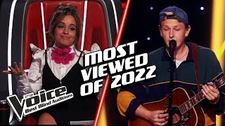 The MOST viewed Blind Auditions of 2022 | The Voice Best Blind Auditions
