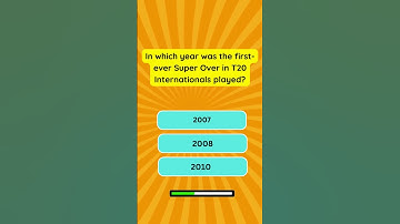 First-Ever Super Over in T20 International Cricket!