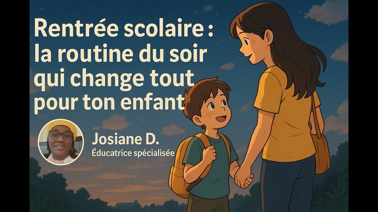 Rentrée scolaire : Comment créer une routine du soir magique _ un sommeil paisible pour ton enfant.