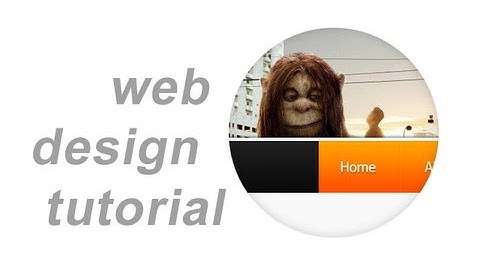 Adobe Photoshop CS5 Template Tutorial #2: Part 1 - Layout and Navigational Bar (HD)