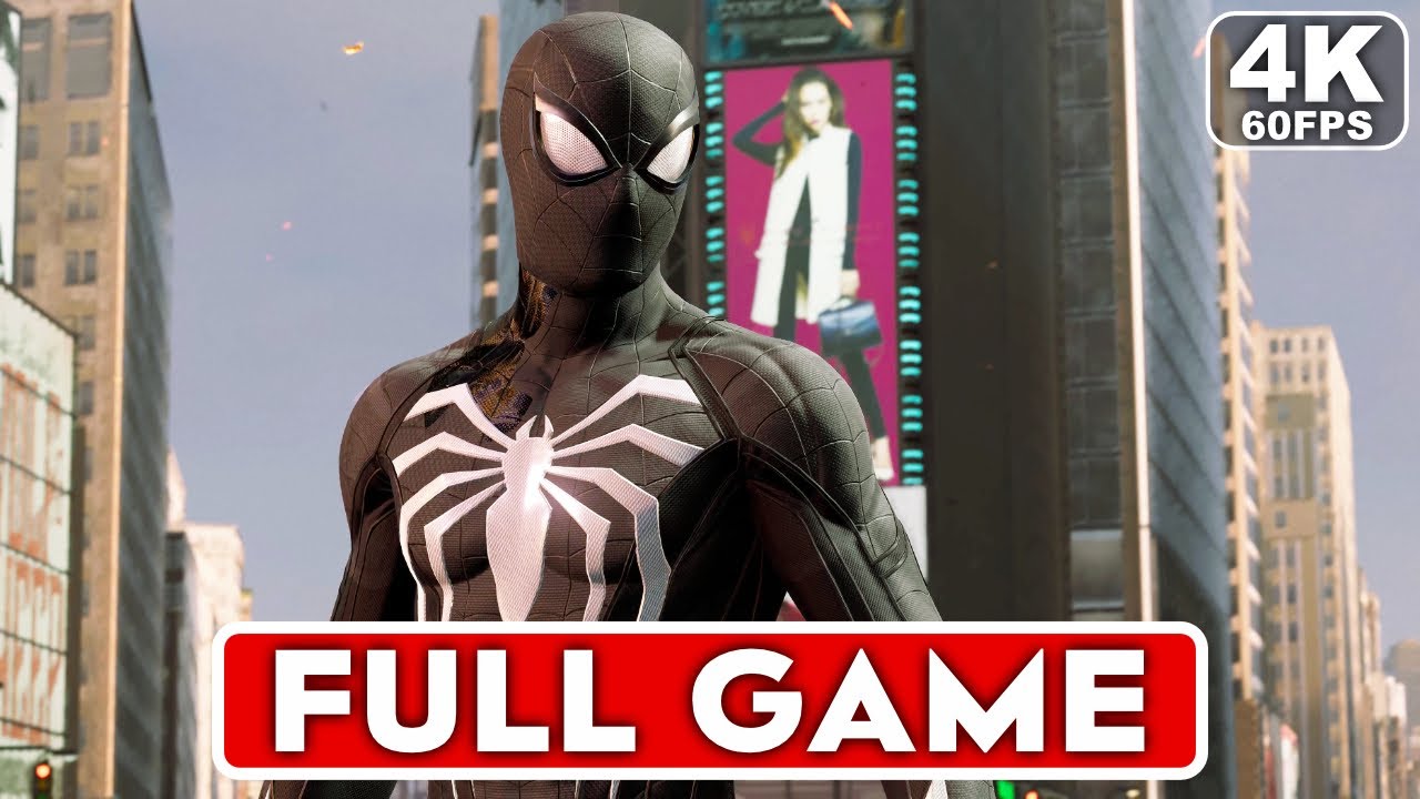 SPIDER-MAN PC Black Suit Gameplay Walkthrough Part 1 FULL GAME [4K 60FPS ULTRA] - No Commentary