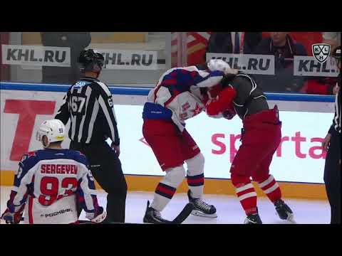 KHL Fight: D.Kvartalnov VS Kamenev