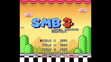 Super Mario Bros. 3: Level Design Contest (SNES) - Longplay