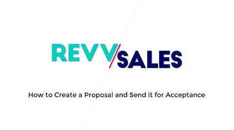 How to create a sales proposal and send it for acceptance or approval?