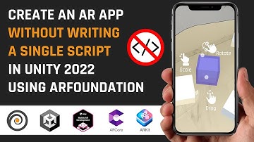 Create an AR app Without Script in Unity 2022 | #augmentedreality #arcore #ARKit #unity