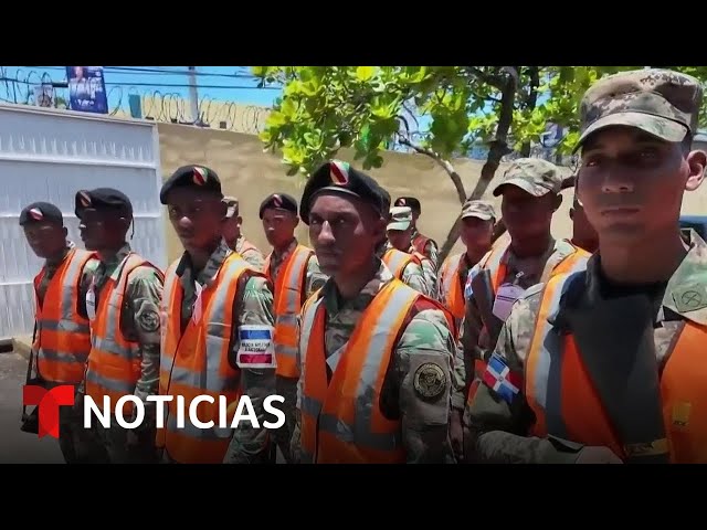 Unos 60,000 uniformados protegerán los comicios en República Dominicana