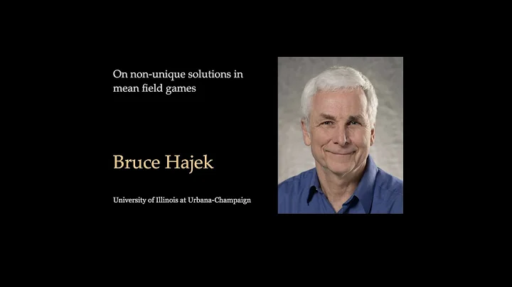 SNAPP Seminar  ||  Bruce Hajek (UIUC)  ||  July 13...