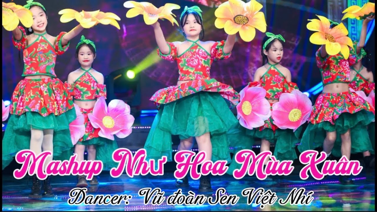 NHƯ HOA MÙA XUÂN - Choreo - Phương Thuỳ - Lớp Idol 1 Sen Việt