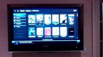 Control4 System Using TV as the Interface to showcase Video Server Functionality