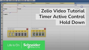 Zelio Soft 2 Video Tutorial - Video Instruksi Timer Active, Control Hold Down pada Zelio Soft 2