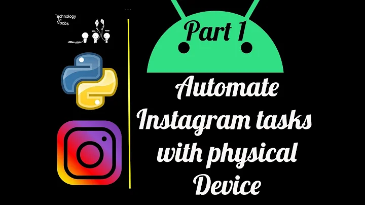 Instagram bot with Python tutorial --Part 1  || UiAutomator || 2020 || Automate boring stuffs
