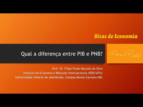 Qual a diferença entre Produto Interno Bruto (PIB) e Produto Nacional Bruto (PNB)?