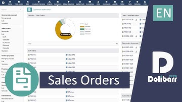 Tutorial 7 - EN - Sales Orders in Dolibarr ERP CRM