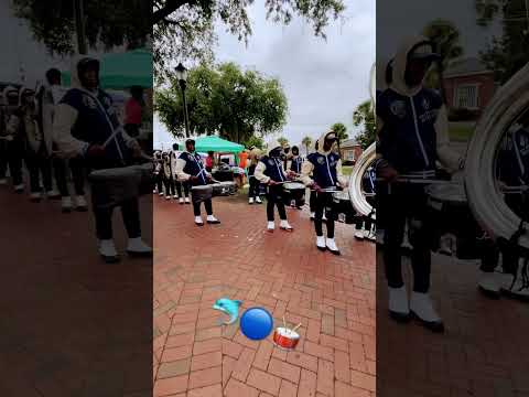 Battery Creek High School Drumline 2023 march off🐬🔵🥁‼️