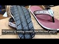 The process of making sandals from tires and sponge