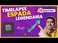 Mira el proceso: De un cubo a una Espada Legendaria