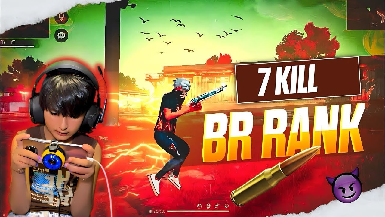 7 Kills In BR Ranked Booyah wins | Free Fire Gameplay | iPhone 15 Pro ...