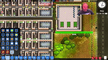 Prison Architect 84M Tunnel. 4 Escapes. Bonus Why is the Gardner sweeping the road?