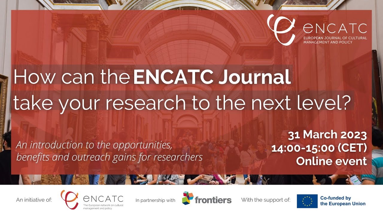 How can the ENCATC Journal take your research to the next level?