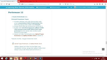 Tugas E Learning Teknologi Web Service Pertemuan 12 Aplikasi Mobile CRUD Kategori