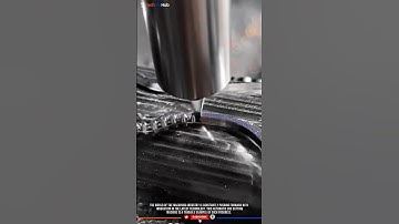 Innovation Technology Machining: Automated CNC Cutting Machine, Precise & Intricate. #tech