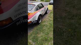 rallye terre de Lozère Porsche avant départ