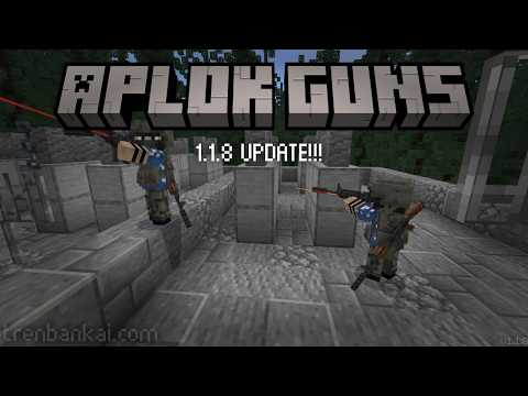 NEW Aplok Guns ADDON FOR MINECRAFT BEDROCK 26.33! 😱🔥