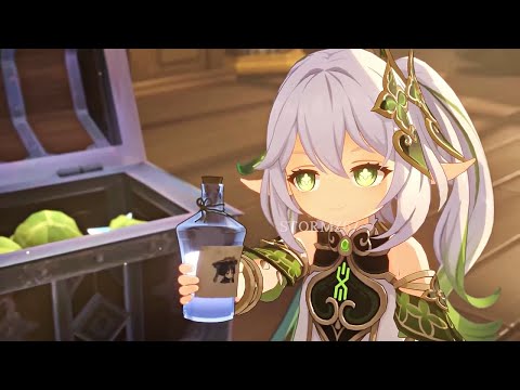 Nahida and her gift for Aether - Genshin Impact | Fandub Latino