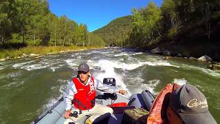 Водометная лодка 🚤 Выдра 430jet на река Песчаная 🏔 Алтайский край