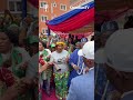 Governor Sanwoolu shows ''Alo Gong'' skills while visiting Badagry