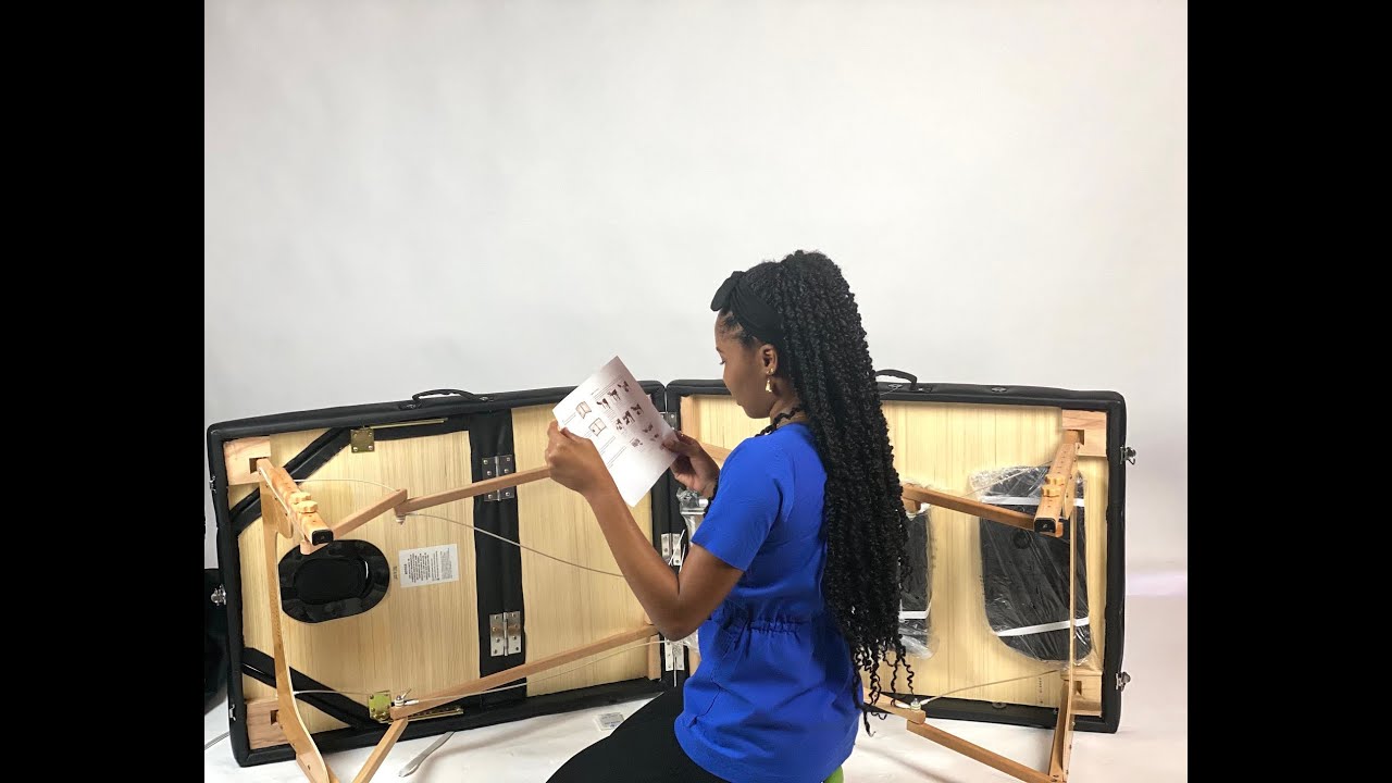 Unboxing Saloniture Professional Portable Folding Massage Table With