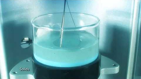 Attension  Sedimentation measurement using Attension Sigma 700 Force Tensiometer