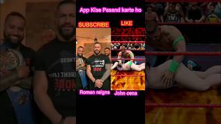 Roman reigns vs John cena ||#short #viral #trending #viralshort #wwe #wrestler screenshot 4