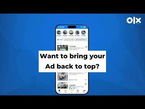 Your OLX ad is buried. Boost to Top & fix it in 10 sec.