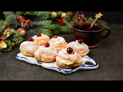 ЗАВАРНОЕ ТЕСТО! пирожные ПРОФИТРОЛИ! ЭКЛЕРЫ,Получается всегда! Все нюансы!