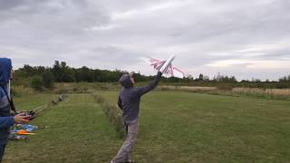 Funjet Ultra 2 + Turnigy XK2845-3650KV Maiden Flight!