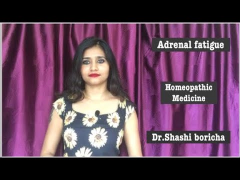 Adrenal fatigue homeopathic treatment adrenal fatigue cause symptoms medicine in hindi