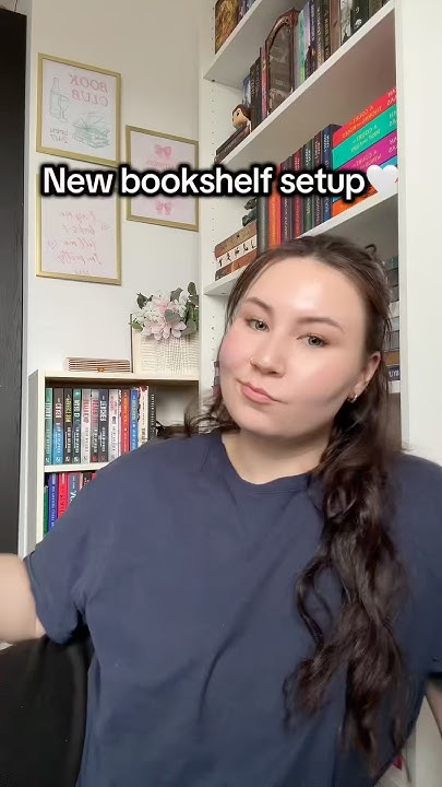  New bookshelf aesthetic 🤍There will be bookshelf upgrades eventually👀 # ...