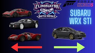 Forza Horizon 5 - Eliminator - Subaru WRX STI vs. AMG One, RS200 und Ferrari