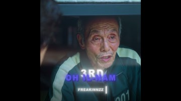 Top 5 MOST Popular Characters In Squid Game From S1