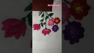 Elegant Embroidery Design for Tote Bags- Gul Craftwork