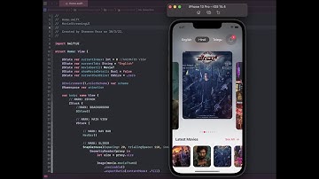 Animated Movie Streaming App UI using SwiftUi 3.0 🤓